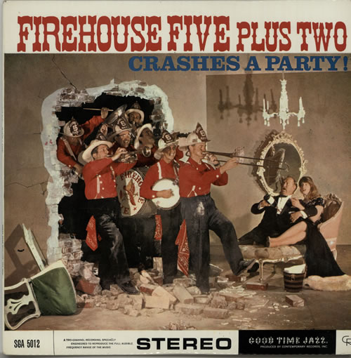 The Firehouse Five Plus Two Crashes A Party vinyl LP album (LP record) UK F52LPCR638265