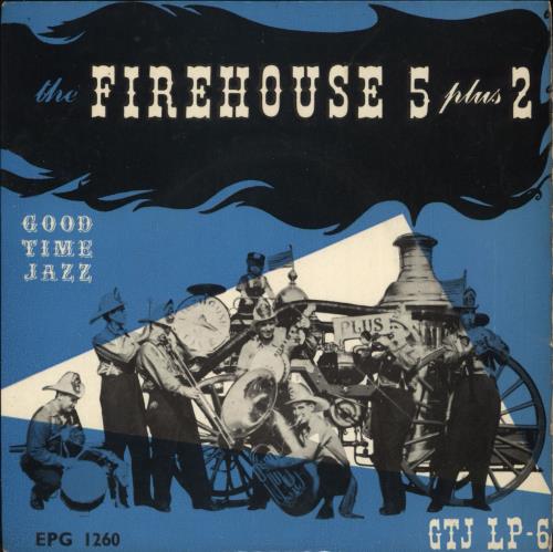 The Firehouse Five Plus Two Good Time Jazz 7" vinyl single (7 inch record / 45) UK F5207GO723038