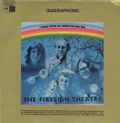 The Firesign Theatre I Think We're All Bozos On This Bus vinyl LP album (LP record) US FGNLPIT390960
