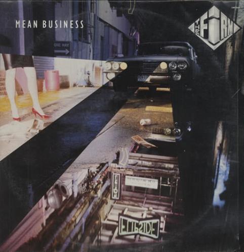 The Firm (Rock) Mean Business vinyl LP album (LP record) Mexican FRMLPME233312
