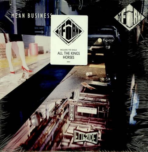 The Firm (Rock) Mean Business vinyl LP album (LP record) US FRMLPME386796