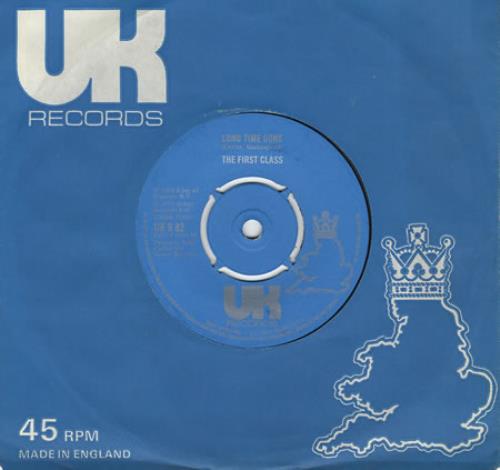 The First Class Long Time Gone 7" vinyl single (7 inch record / 45) UK 1FC07LO405519