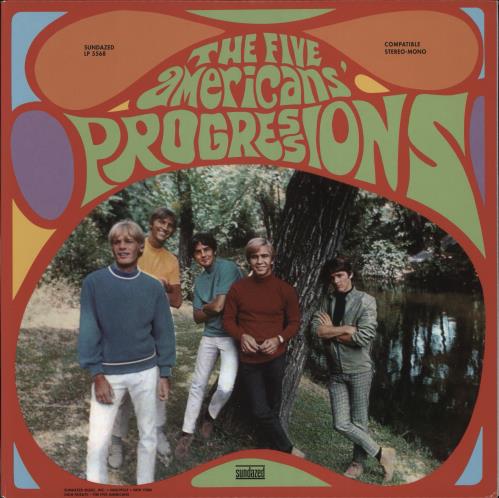 The Five Americans Progressions vinyl LP album (LP record) US FVCLPPR773900