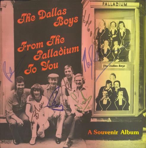 The Five Dallas Boys From The Palladium To You - Autographed vinyl LP album (LP record) UK U56LPFR768207