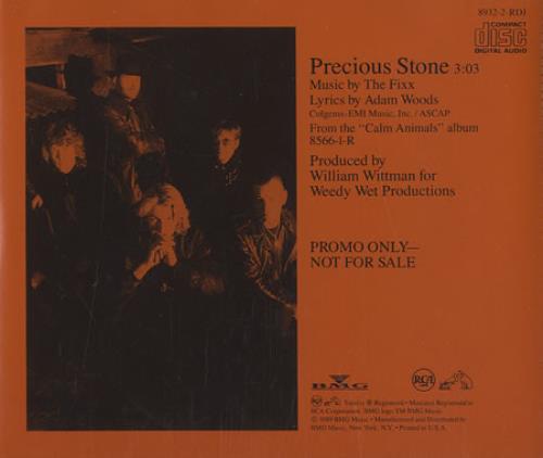 The Fixx Precious Stone CD single (CD5 / 5") US FIXC5PR26943