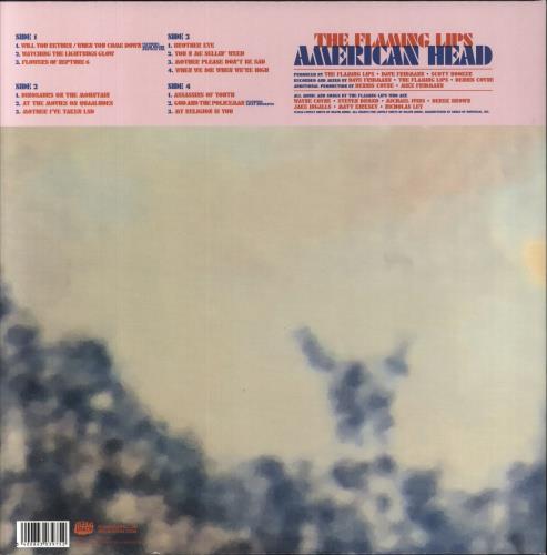 The Flaming Lips American Head 2-LP vinyl record set (Double LP Album) UK F-L2LAM852214