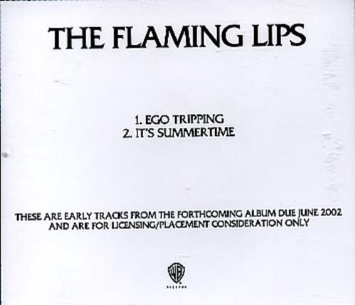 The Flaming Lips Ego Tripping CD-R acetate US F-LCREG241571