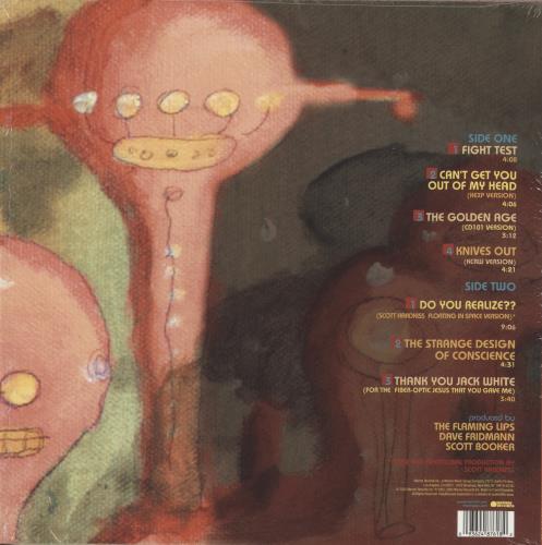 The Flaming Lips Fight Test - Ruby Red Vinyl 12" vinyl single (12 inch record / Maxi-single) UK F-L12FI867001