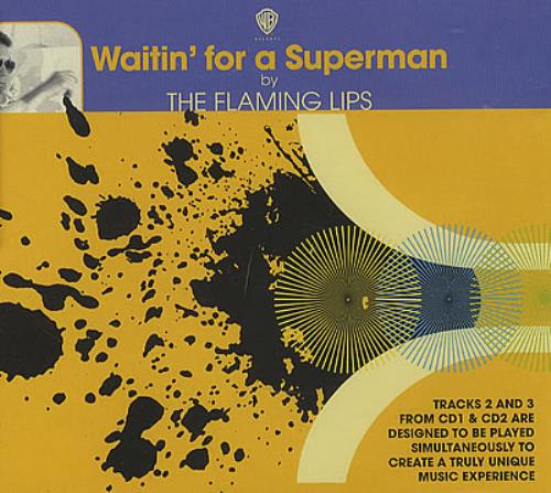 The Flaming Lips Waitin' For A Superman CD single (CD5 / 5") UK F-LC5WA382562