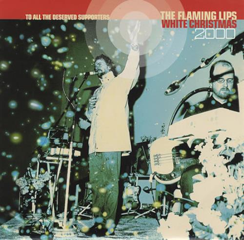 The Flaming Lips White Christmas - Green vinyl 7" vinyl single (7 inch record / 45) US F-L07WH220516