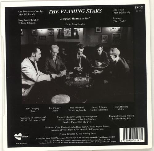 The Flaming Stars Hospital, Heaven Or Hell 7" vinyl single (7 inch record / 45) UK F/S07HO241875