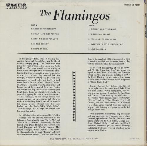 The Flamingos The Sound Of The Flamingos vinyl LP album (LP record) US UPTLPTH756146