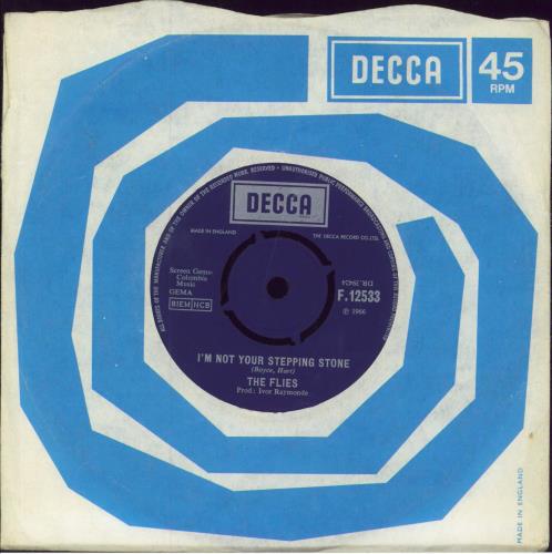 The Flies (60s) (I'm Not Your) Stepping Stone 7" vinyl single (7 inch record / 45) UK FL407IM689841