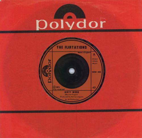 The Flirtations Dirty Love 7" vinyl single (7 inch record / 45) UK 5FL07DI783540