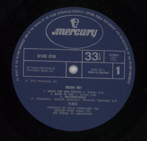 The Flock Inside Out vinyl LP album (LP record) UK FLOLPIN750456