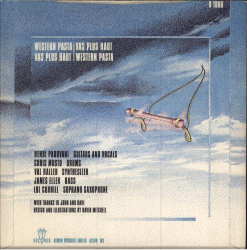 The Flying Padovani's Western Pasta 7" vinyl single (7 inch record / 45) UK 4HU07WE782189