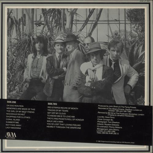 The Flying Pickets Live At The Albany Empire vinyl LP album (LP record) UK FLYLPLI247855