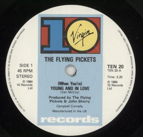 The Flying Pickets When You're Young & In Love 7" vinyl single (7 inch record / 45) UK FLY07WH304683