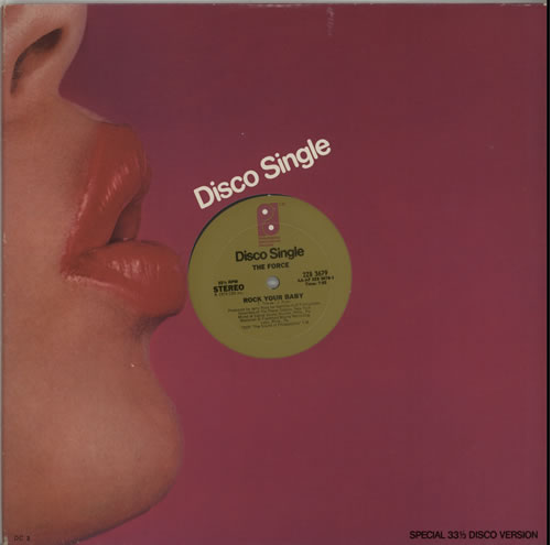 The Force Rock Your Baby 12" vinyl single (12 inch record / Maxi-single) US XR012RO642885