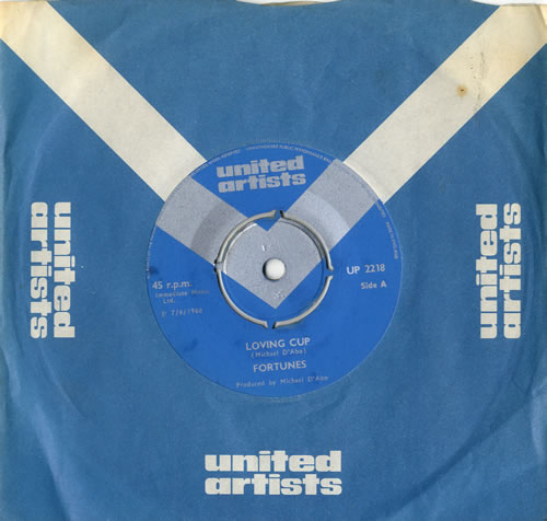 The Fortunes Loving Cup 7" vinyl single (7 inch record / 45) UK FTU07LO601332