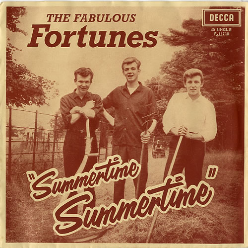 The Fortunes Summertime Summertime - p/s 7" vinyl single (7 inch record / 45) UK FTU07SU613638