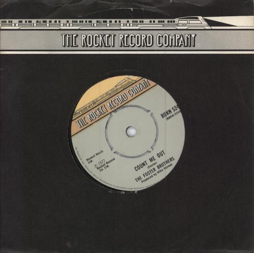 The Foster Brothers Count Me Out 7" vinyl single (7 inch record / 45) UK 1MQ07CO782099