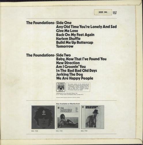 The Foundations The Foundations vinyl LP album (LP record) UK TFOLPTH825197