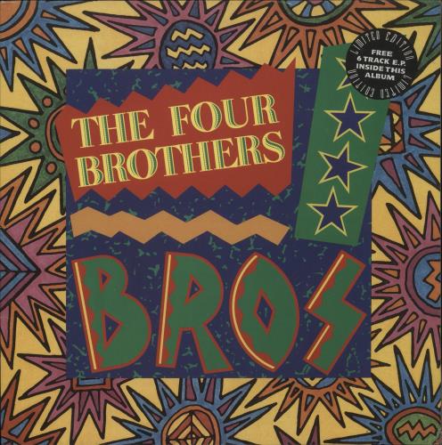 The Four Brothers Bros + 12" - Autographed vinyl LP album (LP record) UK 4-BLPBR879895