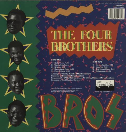 The Four Brothers Bros + 12" - Autographed vinyl LP album (LP record) UK 4-BLPBR879895