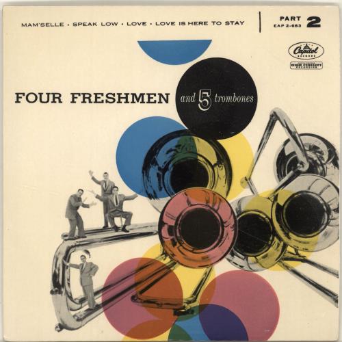 The Four Freshmen Four Freshmen And 5 Trombones, Part 2 EP 7" vinyl single (7 inch record / 45) UK T4F07FO696586