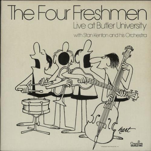 The Four Freshmen Live At Butler University 2-LP vinyl record set (Double LP Album) UK T4F2LLI651885