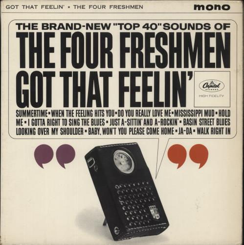The Four Freshmen The Four Freshmen Got That Feelin' vinyl LP album (LP record) UK T4FLPTH881039