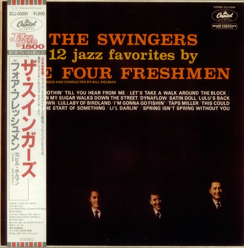 The Four Freshmen The Swingers vinyl LP album (LP record) Japanese T4FLPTH542555
