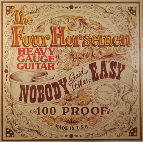 The Four Horsemen Nobody Said It Was Easy vinyl LP album (LP record) UK T1XLPNO553424