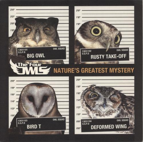 The Four Owls Nature's Greatest Mystery - Yellow Splatter Vinyl 2-LP vinyl record set (Double LP Album) UK 46I2LNA886264