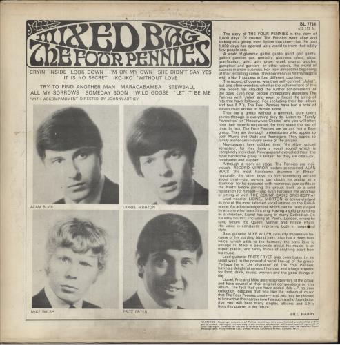 The Four Pennies Mixed Bag vinyl LP album (LP record) UK FPNLPMI638399