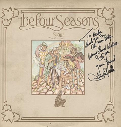 The Four Seasons Story - AUTOGRAPHED 2-LP vinyl record set (Double LP Album) Mexican FSE2LST316415