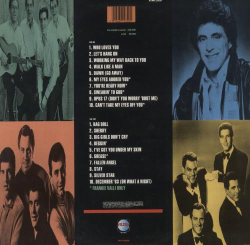 The Four Seasons The 20 Greatest Hits vinyl LP album (LP record) UK FSELPTH232035