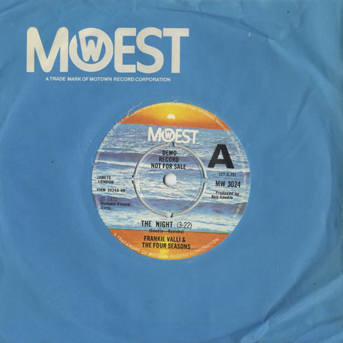 The Four Seasons The Night - Mowest sleeve 7" vinyl single (7 inch record / 45) UK FSE07TH476312