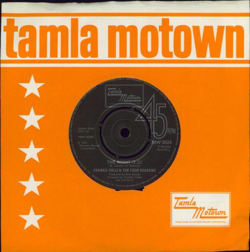 The Four Seasons The Night 7" vinyl single (7 inch record / 45) UK FSE07TH770791