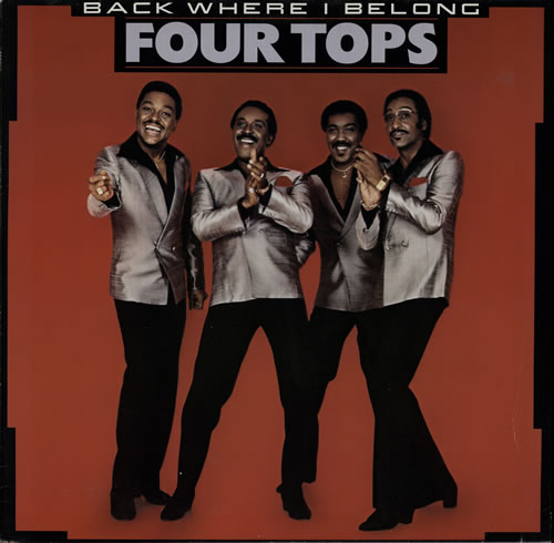 The Four Tops Back Where I Belong vinyl LP album (LP record) UK FTPLPBA580236