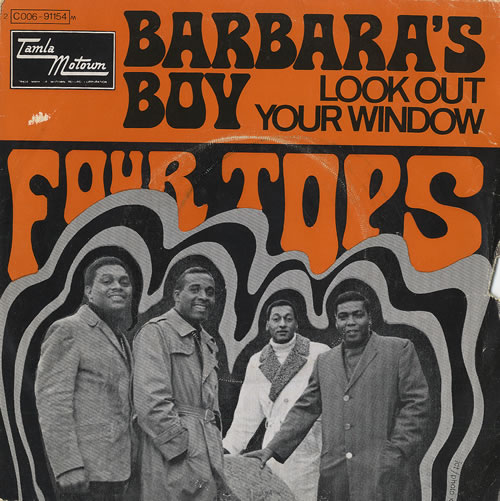 The Four Tops Barbara's Boy 7" vinyl single (7 inch record / 45) French FTP07BA459746