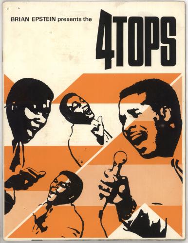 The Four Tops Brian Epstein Presents The... tour programme UK FTPTRBR311091