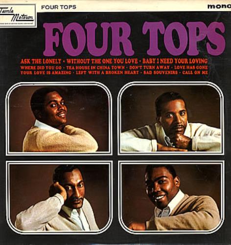 The Four Tops Four Tops vinyl LP album (LP record) UK FTPLPFO299473