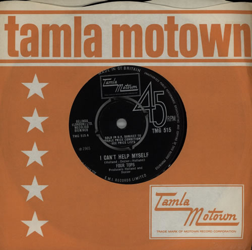 The Four Tops I Can't Help Myself 7" vinyl single (7 inch record / 45) UK FTP07IC348705