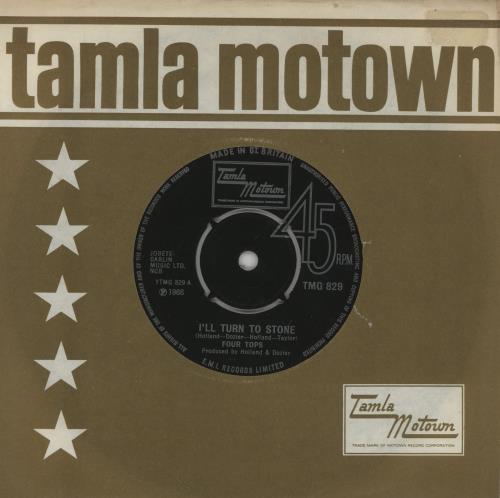 The Four Tops I'll Turn To Stone 7" vinyl single (7 inch record / 45) UK FTP07IL348874