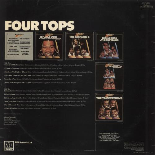 The Four Tops Motown Special vinyl LP album (LP record) UK FTPLPMO749416