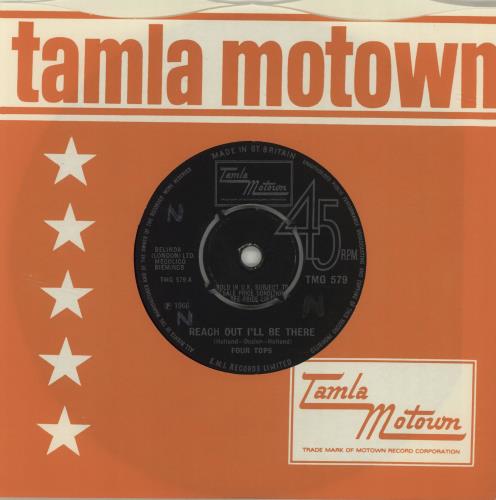 The Four Tops Reach Out I'll Be There - WOL 7" vinyl single (7 inch record / 45) UK FTP07RE688080