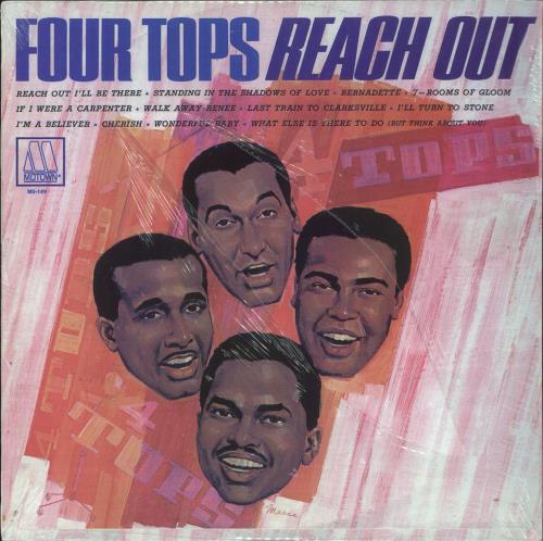 The Four Tops Reach Out vinyl LP album (LP record) German FTPLPRE807627