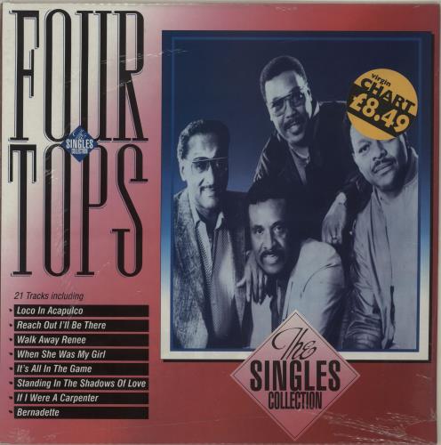 The Four Tops The Singles Collection vinyl LP album (LP record) UK FTPLPTH685363